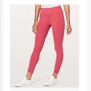 Lululemon Align pant 11 25” vintage rose